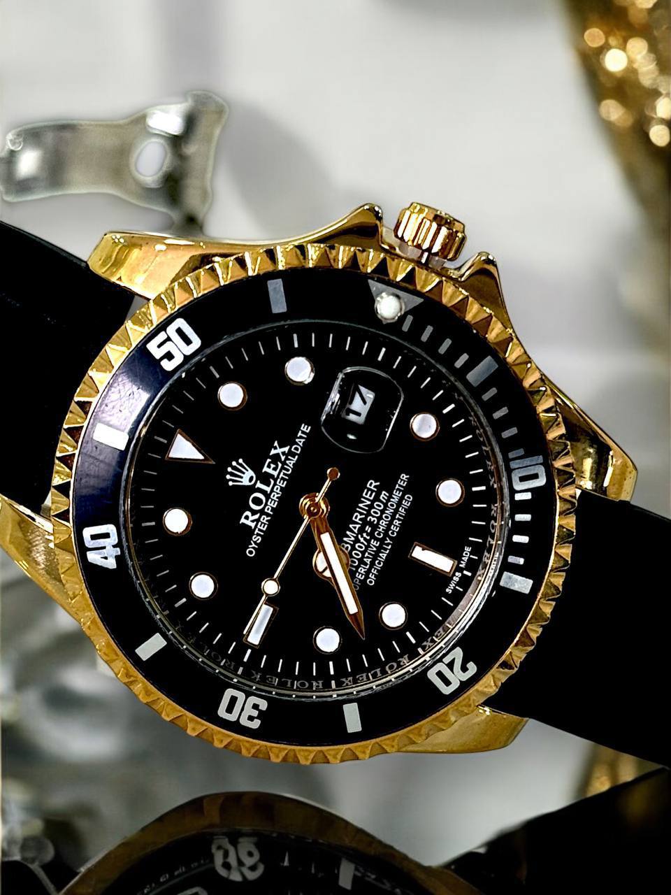 Rolex Submariner brazalete de Goma