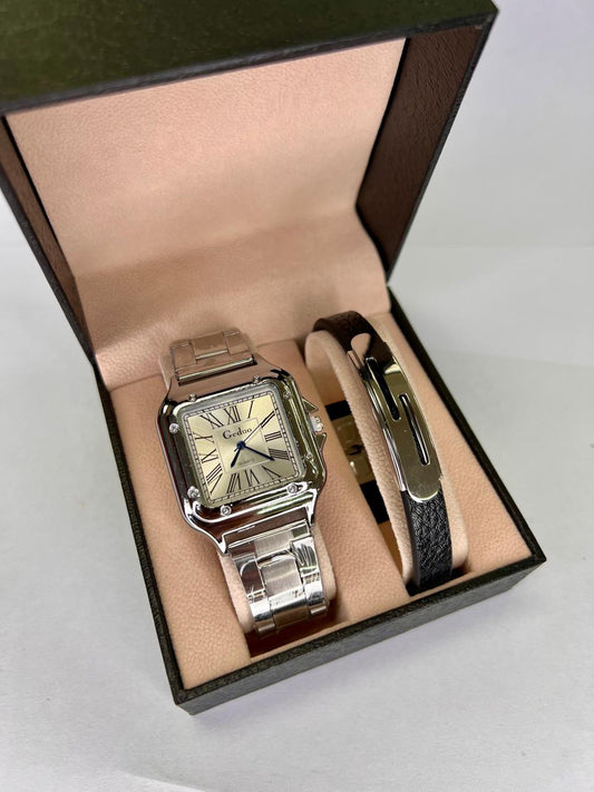🔥Edición Limitada: Combo de Reloj Sumergible + Pulsera de Estilo Impecable