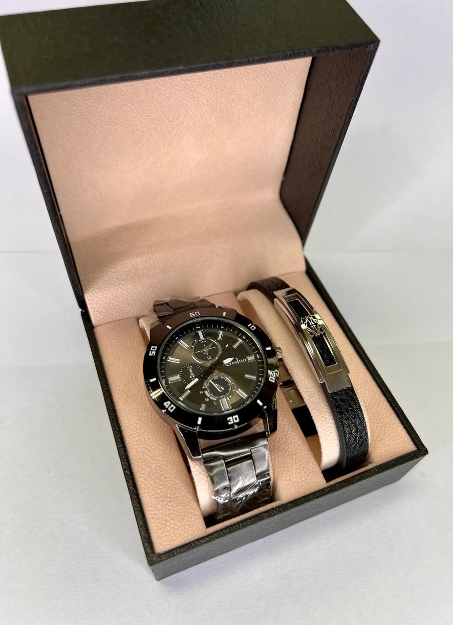 🔥Edición Limitada: Combo de Reloj Sumergible + Pulsera de Estilo Impecable