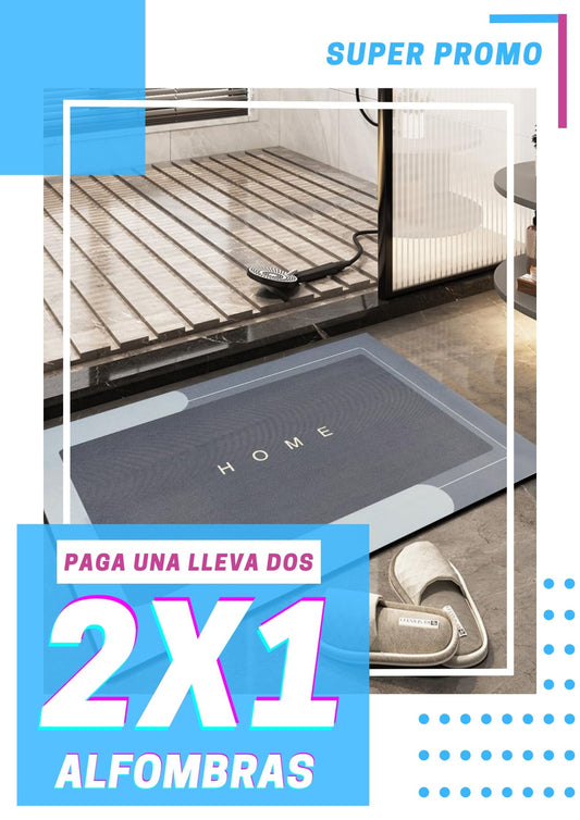 ALFOMBRA DE BAÑO SUPER ABSORBENTE