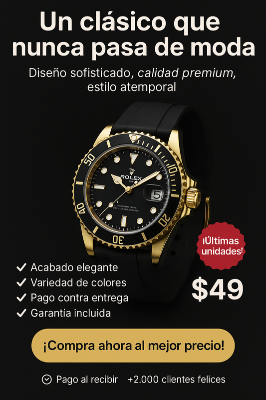 Rolex Submariner brazalete de Goma