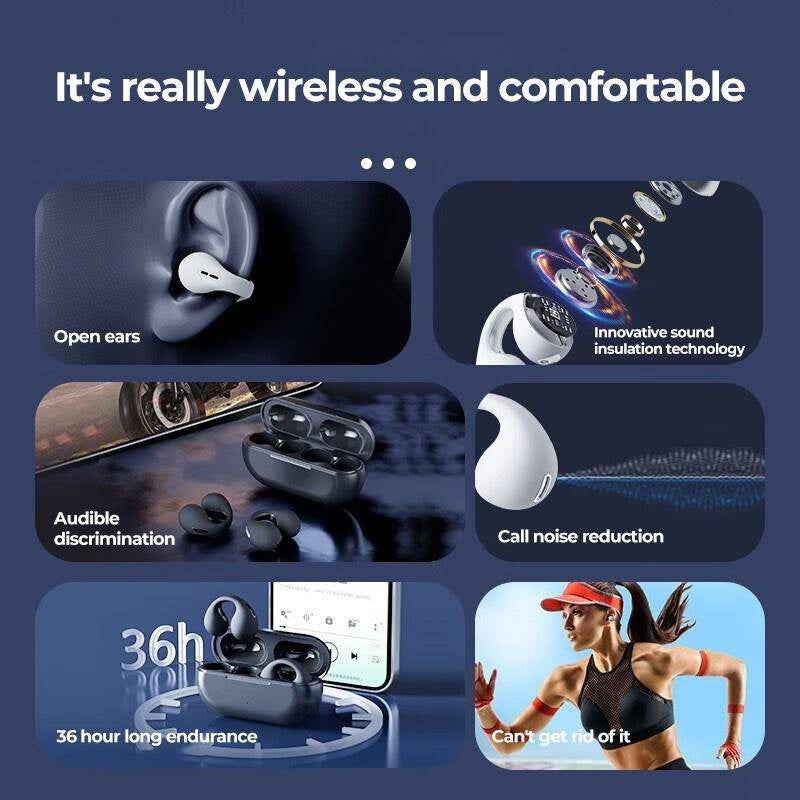 Earbuds Bluetooth Ultraligeros con Autonomía Extendida y Diseño Ergonómico